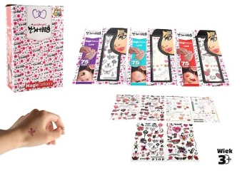 Tatuaże naklejki zmywalne kobiece mix - Pro Kids