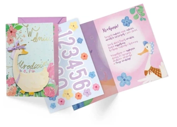 Karnet B6 Urodziny dziecięce (wymienne cyfry) - Kukartka