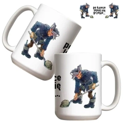 Kubek - Po kawce lepiej się grzebie 440ml - Molom