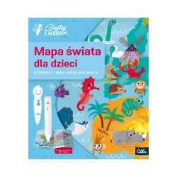 Mapa świata dla dzieci Czytaj z Albikiem