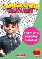 Łamigłówki policjanta z naklejkami - Katarzyna Salamon