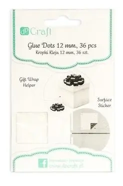 Kropki kleju 12mm 36szt - Dalprint dpCraft