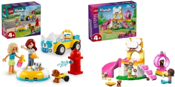LEGO FRIENDS 42635 SAMOCHÓD DO PIELĘGNACJI PSÓW+PLAC ZABAW SZCZENIAKÓW42665