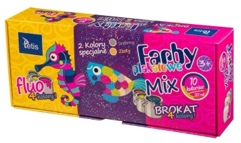 Farby plakatowe mix KF004-C - Tetis