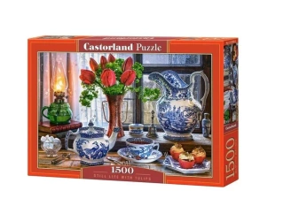 Puzzle 1500 Still Life with Tulips CASTOR - Castorland