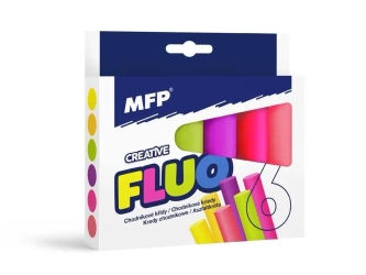 Kreda chodnikowa fluo owalna 6 kolorów - MFP