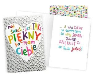 Karnet Podziękowania (mam Ciebie) - Kukartka