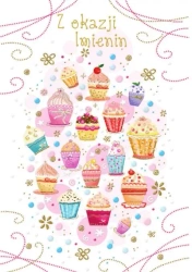 Kartka okolicznościowa Imieniny TS110 - Trend