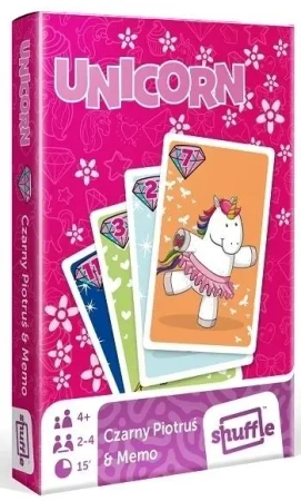 Czarny Piotruś/Memo - Happy Unicorn CARTAMUNDI