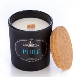Świeczka sojowa Pure czarna 135g - Pavoncella