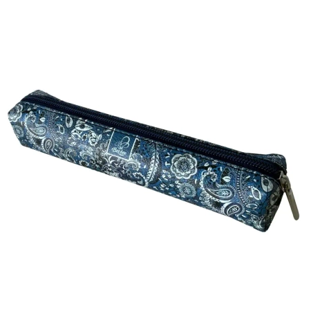 Piórnik mini prostokąt Ornament Blue - EV-Corp