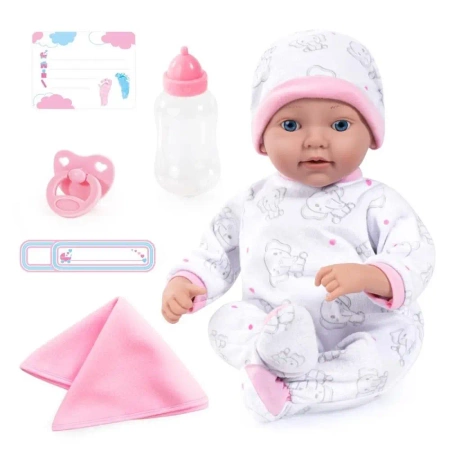 Lalka Reborn Baby 38cm z akcesoriami - Bayer Design