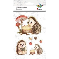 Naklejki foliowe jeże 7szt - Titanum