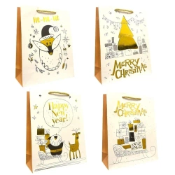 Torebka prezentowa L Boże Narodzenie mix - Ju-Piter