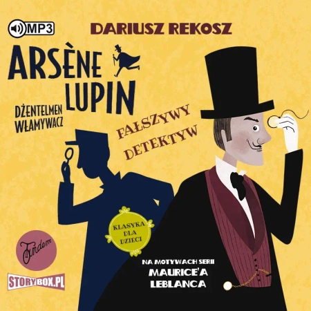 CD MP3 Fałszywy detektyw. Arsène Lupin dżentelmen włamywacz. Tom 2 - Dariusz Rekosz