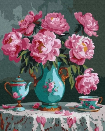 Malowanie po numerach - Delikatne kolory 40x50cm - Ideyka