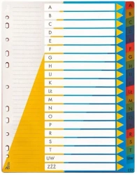 Przekładki A4 PP alfabetyczne BP631-AZ - Tetis