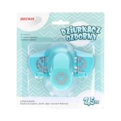 Dziurkacz ozdobny brzegowy - Buźka 2,5cm - Brewis