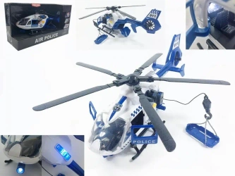 Helikopter Policja 38x12x16 światło dźwięk - Madej