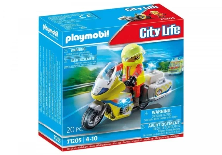 Zestaw z figurką City Life 71205 Motor ratunkowy ze światłem - Playmobil