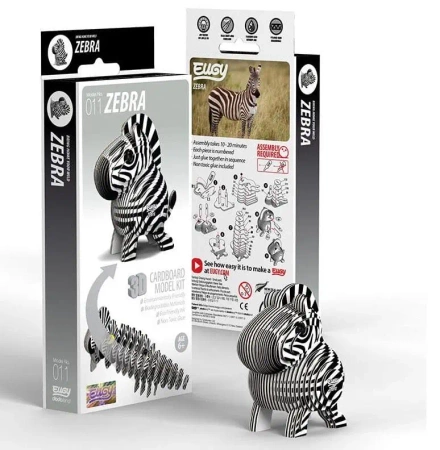 Zebra Eugy. Eko Układanka 3D - Eugy