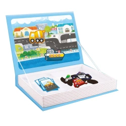 Książka magnetyczna - Puzzle Pojazdy - Smily Play