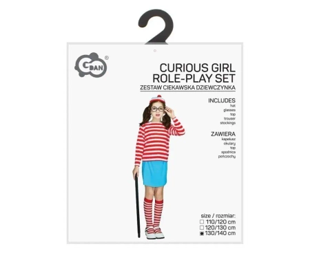 Strój dla dzieci Ciekawska Dziewczynka 130/140cm - Godan