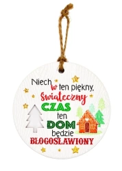Zawieszka ceramiczna Boże Narodzenie - Kukartka