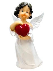 Figurka Aniołek z serduszkiem 15cm - Art Sacrum
