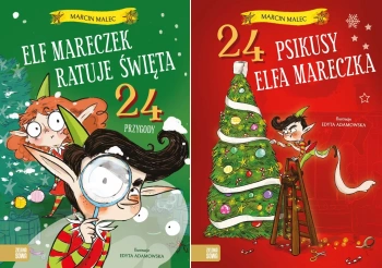 Pakiet: 24 psikusy elfa Mareczka / Elf Mareczek ratuje Święta - Marcin Malec