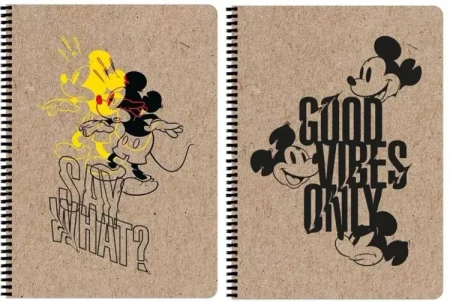 Kołozeszyt A4/80K kratka Mickey Mouse Kraft (5szt) - Beniamin