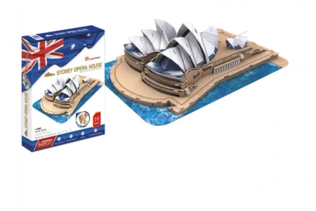 Puzzle 3D Opera Sydney zestaw XL - Cubic Fun