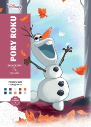 Art therapy. Kolorowanka antystresowa. Disney. Pory roku. Zagadkowe rysunki - opracowanie zbiorowe
