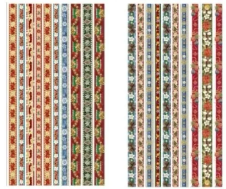 Wstążki samoprzylepne 17x30cm MIX - Brewis