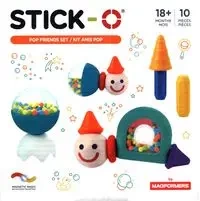 STICK-O Przyjaciele z grzechotkami - Magformers