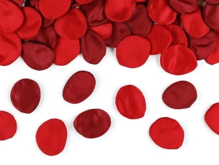 Płatki róż w woreczku odcienie czerwieni 100szt - PartyDeco