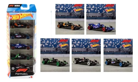 Hot Wheels Formuła 1 Race Team F1 Samochody Do Zabawy W Skali 1 64 5-pak Jgf58