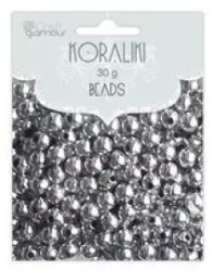 Koraliki srebrne 5mm 40g - Dalprint dpCraft