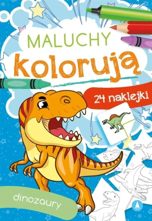 Maluchy kolorują. Dinozaury - Wydawnictwo Skrzat