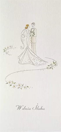 Karnet Ślub DL S09 - Para Młoda - MAK