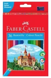 Kredki Zamek 36 kolorów FABER CASTELL