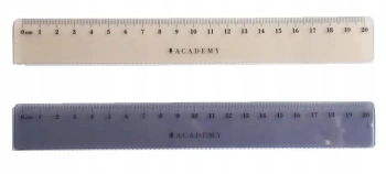 Linijka kolorowa 20cm Academy mix - INTERDRUK