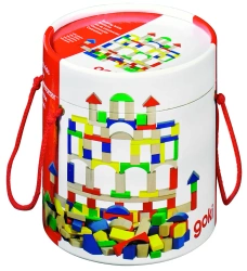 Klocki 100 elementów w wiaderku - GOKI