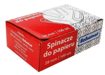 Spinacze do papieru 28mm (100szt*10) - Schemat