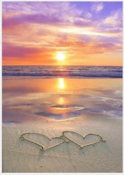 Malowanie po numerach - 40x50cm Zachód słońca - Titanum