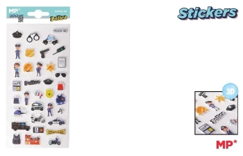 Naklejki 3D policja - MP Main Paper