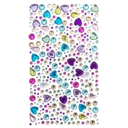 Kryształki samoprzylepne brights 355szt - Dalprint