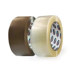 Taśma pakowa kauczukowa 100m brązowa - Alfa Pastello