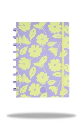 Kołobrulion B5 Flores Lila z gumką 100 kartek - PATIO
