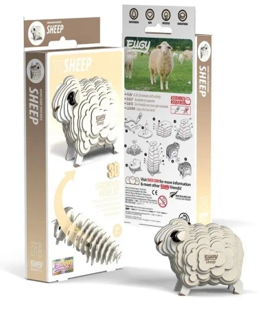 Owca Eugy. Eko Układanka 3D - Eugy